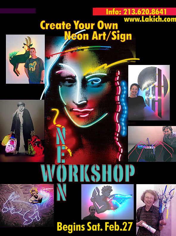 Neon Workshop Begins Feb. 27
